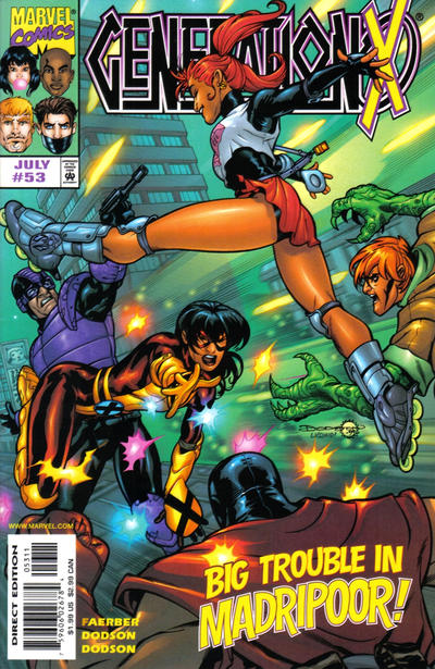 Cover for Generation X (Marvel, 1994 series) #53 [Direct Edition]