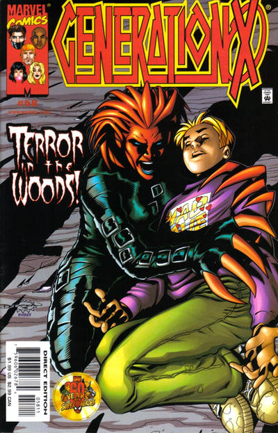 Cover for Generation X (Marvel, 1994 series) #58 [Direct Edition]