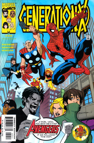 Cover for Generation X (Marvel, 1994 series) #59 [Direct Edition]