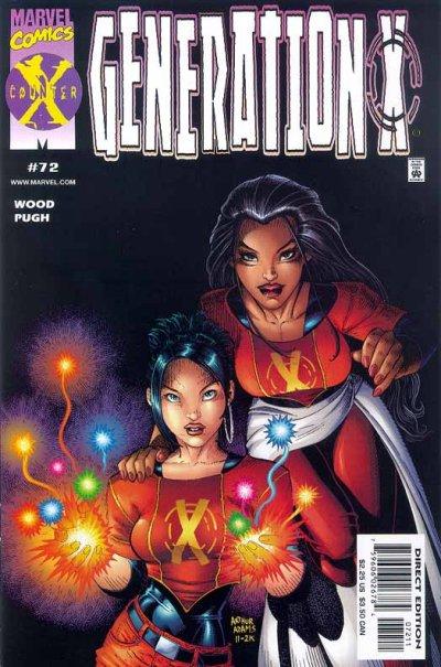 Cover for Generation X (Marvel, 1994 series) #72 [Direct Edition]