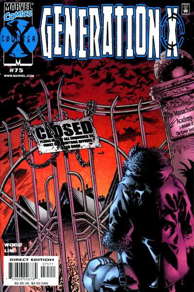 Cover for Generation X (Marvel, 1994 series) #75 [Direct Edition]
