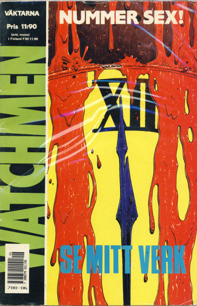Cover for Watchmen (Semic, 1987 series) #6/1988
