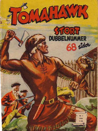 Cover for Tomahawk (Centerförlaget, 1951 series) #1/1954
