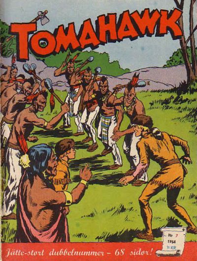 Cover for Tomahawk (Centerförlaget, 1951 series) #7/1954