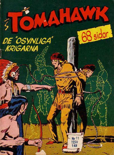 Cover for Tomahawk (Centerförlaget, 1951 series) #11/1959