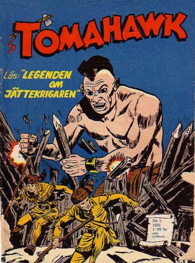 Cover for Tomahawk (Centerförlaget, 1951 series) #9/1961