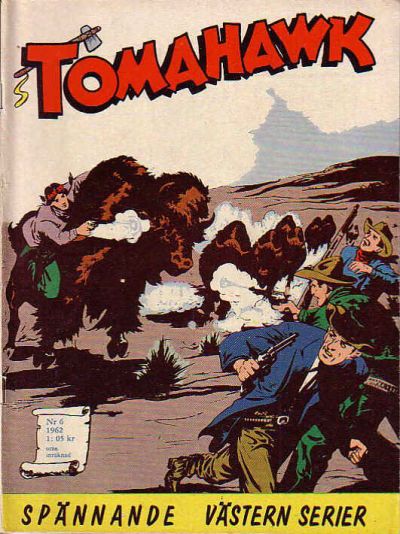 Cover for Tomahawk (Centerförlaget, 1951 series) #6/1962