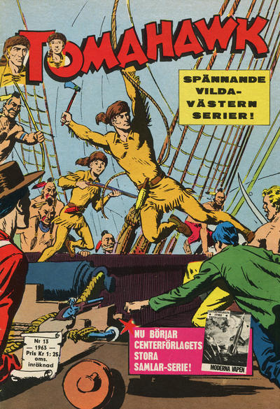 Cover for Tomahawk (Centerförlaget, 1951 series) #13/1963