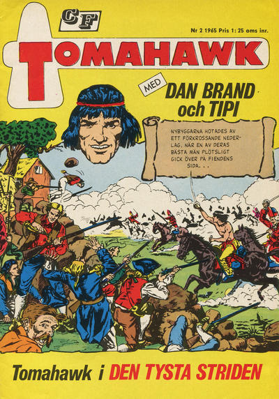 Cover for Tomahawk (Centerförlaget, 1951 series) #2/1965