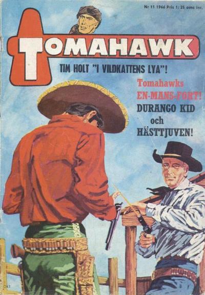 Cover for Tomahawk (Centerförlaget, 1951 series) #11/1966