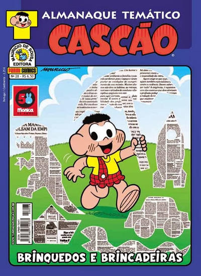 Cover for Almanaque Temático (Panini Brasil, 2007 series) #28 - Cascão: Brinquedos e Brincadeiras