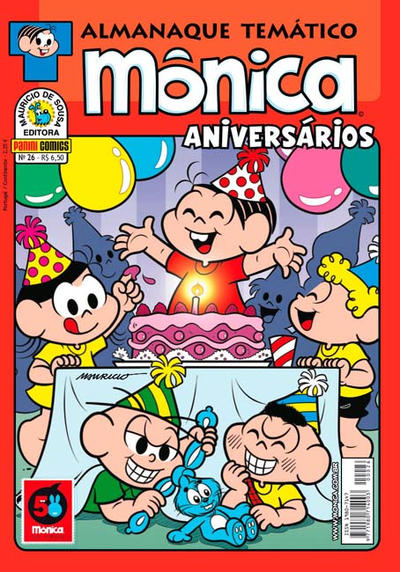 Cover for Almanaque Temático (Panini Brasil, 2007 series) #26 - Mônica: Aniversários