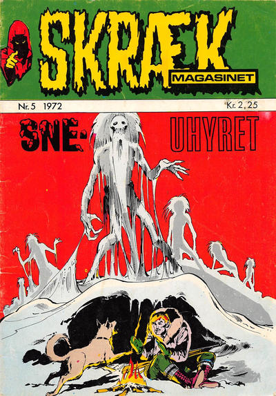 Cover for Skrækmagasinet (Williams, 1972 series) #5/1972