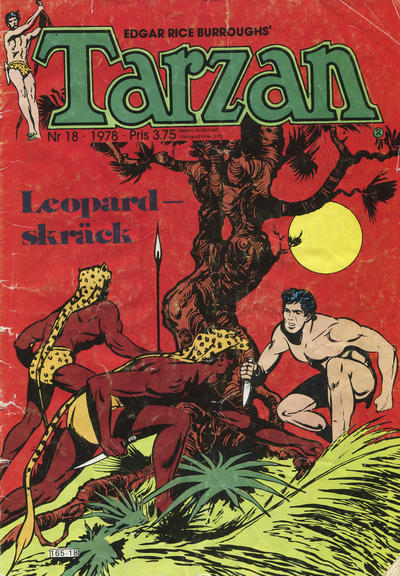 Cover for Tarzan (Atlantic Förlags AB, 1977 series) #18/1978