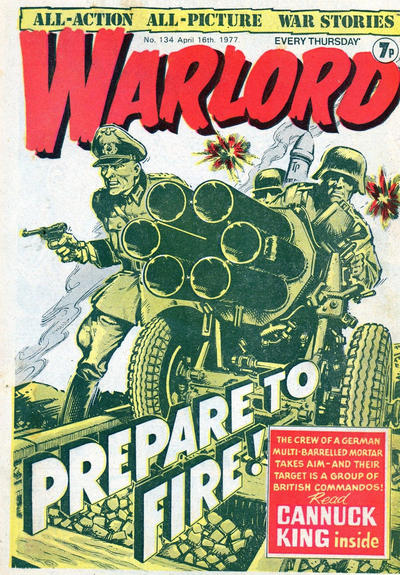 Cover for Warlord (D.C. Thomson, 1974 series) #134