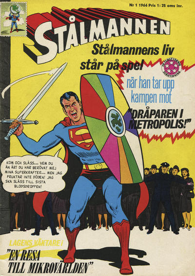 Cover for Stålmannen (Centerförlaget, 1949 series) #1/1966