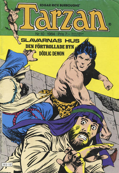Cover for Tarzan (Atlantic Förlags AB, 1977 series) #10/1984