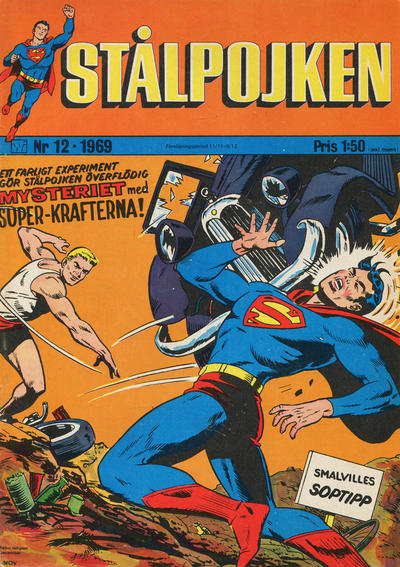 Cover for Stålpojken (Williams Förlags AB, 1969 series) #12/1969