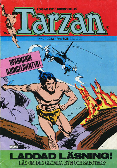 Cover for Tarzan (Atlantic Förlags AB, 1977 series) #9/1983