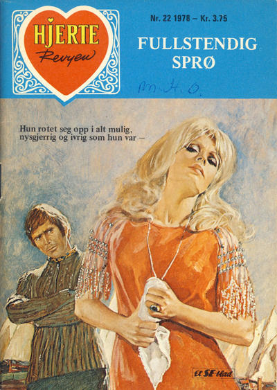Cover for Hjerterevyen (Serieforlaget / Se-Bladene / Stabenfeldt, 1960 series) #22/1978