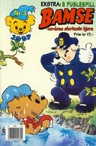 Cover for Bamse (Hjemmet / Egmont, 1991 series) #3/1997
