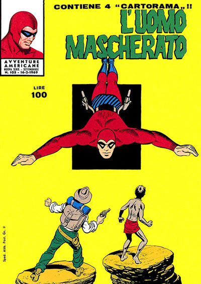Cover for L'Uomo Mascherato nuova serie [Avventure americane] (Edizioni Fratelli Spada, 1967 series) #103