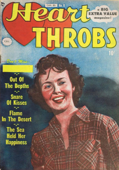 Cover for Heart Throbs (Bell Features, 1949 series) #8