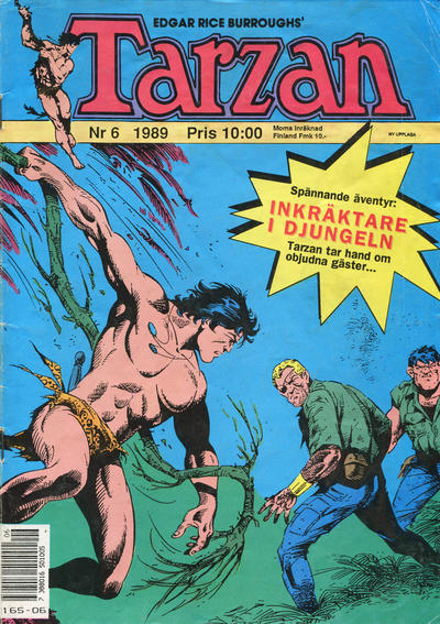 Cover for Tarzan (Atlantic Förlags AB, 1977 series) #6/1989