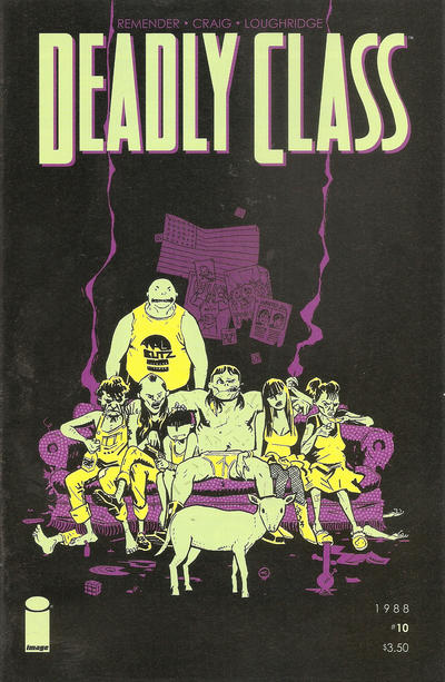 Cover for Deadly Class (Image, 2014 series) #10