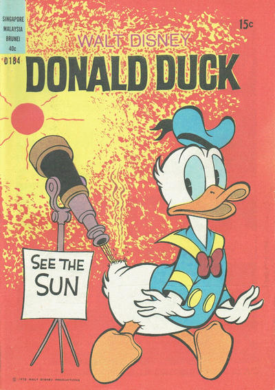 Cover for Walt Disney's Donald Duck (W. G. Publications; Wogan Publications, 1954 series) #184