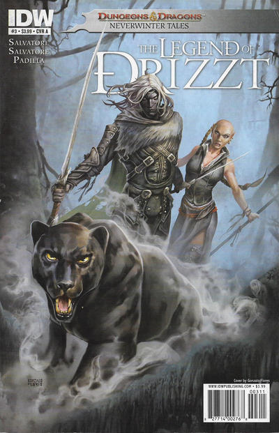 Cover for Dungeons & Dragons: The Legend of Drizzt: Neverwinter Tales (IDW, 2011 series) #3 [Cover A Gonzalo Flores]