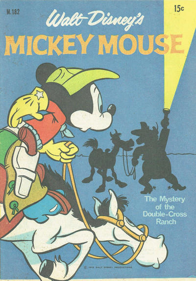 Cover for Walt Disney's Mickey Mouse (W. G. Publications; Wogan Publications, 1956 series) #182