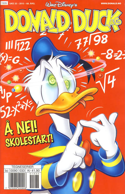 Cover for Donald Duck & Co (Hjemmet / Egmont, 1948 series) #33/2015