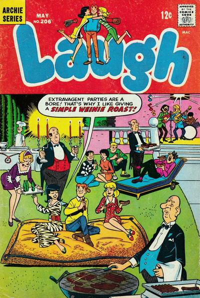 Cover for Laugh Comics (Archie, 1946 series) #206