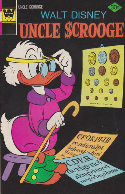 Cover for Walt Disney Uncle Scrooge (Western, 1963 series) #140 [Whitman]