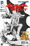 Cover for Batman: The Dark Knight (DC, 2011 series) #18 [Ethan Van Sciver Black & White Cover]