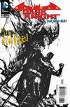 Cover for Batman: The Dark Knight (DC, 2011 series) #23 [Alex Maleev Black & White Cover]