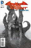 Cover for Batman: The Dark Knight (DC, 2011 series) #24 [Alex Maleev Black & White Cover]