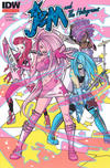 Cover Thumbnail for Jem & The Holograms (2015 series) #1 [Second Printing Variant - Blue Holographic Logo]