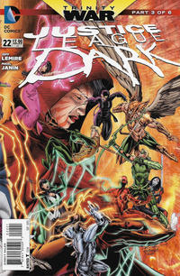 Cover Thumbnail for Justice League Dark (DC, 2011 series) #22 [Brett Booth / Norm Rapmund Cover]