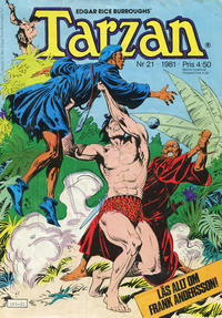 Cover Thumbnail for Tarzan (Atlantic Förlags AB, 1977 series) #21/1981