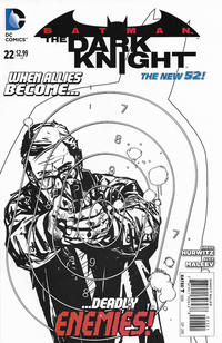 Cover Thumbnail for Batman: The Dark Knight (DC, 2011 series) #22 [Alex Maleev Black & White Cover]
