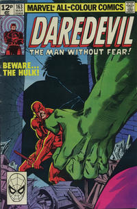 Cover for Daredevil (Marvel, 1964 series) #163 [British]