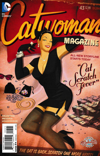 Cover for Catwoman (DC, 2011 series) #43 [Bombshells Cover]