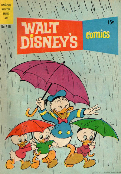 Cover for Walt Disney's Comics (W. G. Publications; Wogan Publications, 1946 series) #316