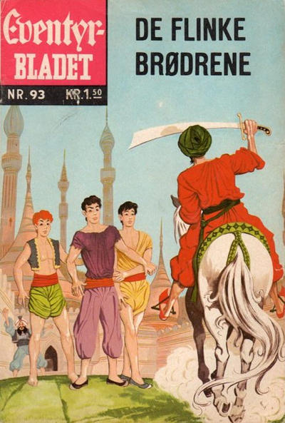 Cover for Junior Eventyrbladet [Eventyrbladet] (Illustrerte Klassikere / Williams Forlag, 1957 series) #93 - De flinke brødrene