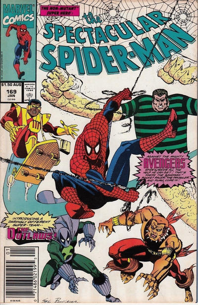 Cover for The Spectacular Spider-Man (Marvel, 1976 series) #169 [Australian]