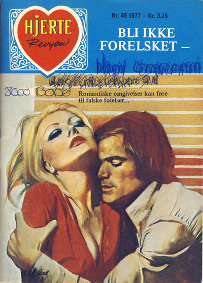 Cover for Hjerterevyen (Serieforlaget / Se-Bladene / Stabenfeldt, 1960 series) #45/1977