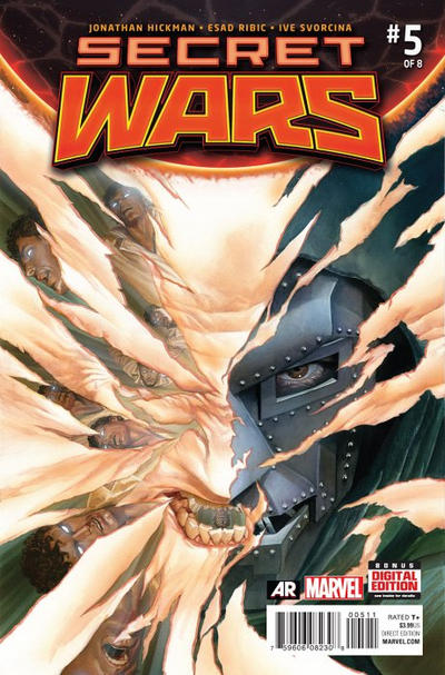 Cover for Secret Wars (Marvel, 2015 series) #5