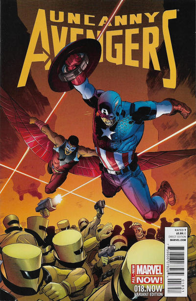 Cover for Uncanny Avengers (Marvel, 2012 series) #18.NOW [Lee Weeks Variant]